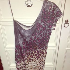 Cheetah print form fitting dress